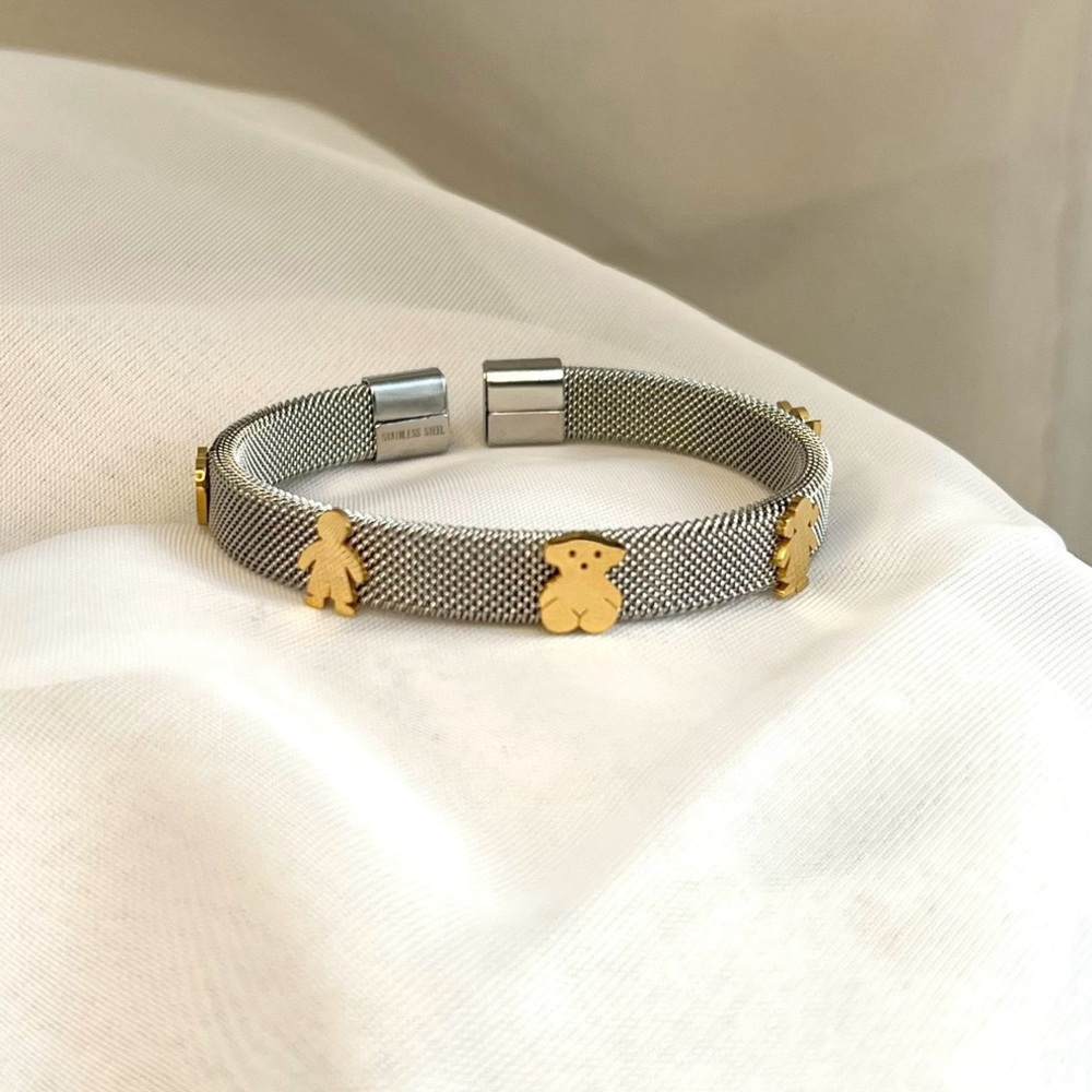 Tous Silver Bangle bracelet